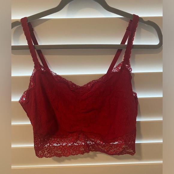 Soma red lace cami. Size XXL. Like new condition. - Picture 2 of 8